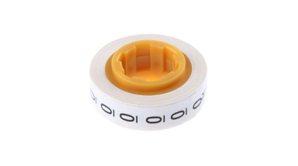 Adhesive Cable Markers, Pre-printed "0"